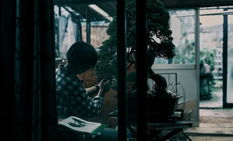 職人の集合写真 - ディテール1